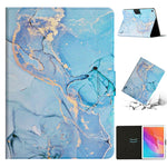 Custodia per tablet in pelle con motivo marmo, For Huawei MatePad T10s, For Samsung Galaxy Tab A 10.1 2019 T510