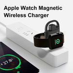T09-A Caricabatterie Smart Watch wireless portatile Dual USB per Apple Watch Series, For Apple Watch Series