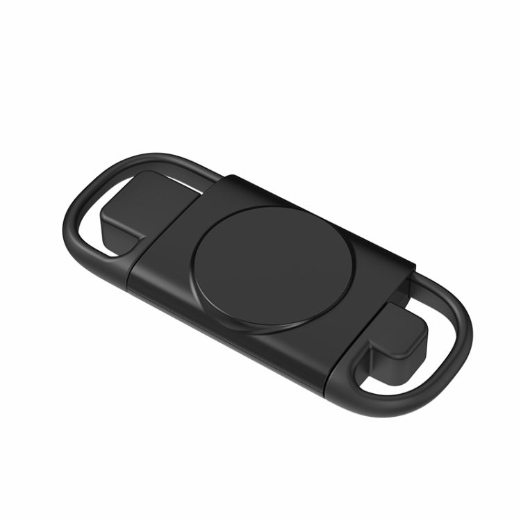 T09-S Caricabatterie Smart Watch wireless portatile Dual USB per la serie di orologi Samsung, For Samsung Watch Series