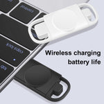 T09-S Caricabatterie Smart Watch wireless portatile Dual USB per la serie di orologi Samsung, For Samsung Watch Series