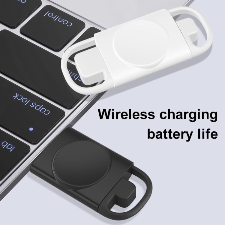 T09-S Caricabatterie Smart Watch wireless portatile Dual USB per la serie di orologi Samsung, For Samsung Watch Series