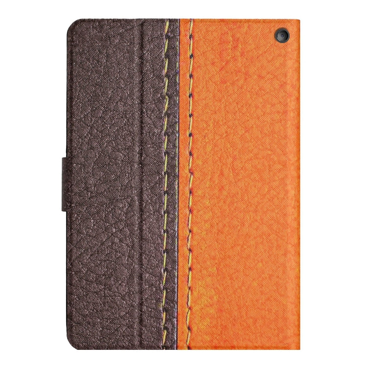 Custodia per tablet in pelle intelligente tinta unita con cuciture, For Amazon Kindle Fire HD 8 2020, For Amazon Kindle Fire HD 10 2015, For Amazon Kindle Fire HD 10 2021, For Samsung Galaxy Tab A8