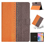 Custodia per tablet in pelle intelligente tinta unita con cuciture, For Samsung Galaxy Tab A7 Lite T220, For Samsung Galaxy Tab A7 10.4 2020 T500, For Samsung Galaxy Tab A 10.1 2019 T510, For Samsung Galaxy Tab A 10.1 T580