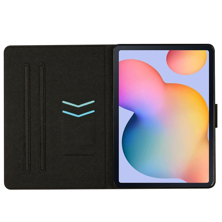 Custodia per tablet in pelle intelligente tinta unita con cuciture, For Samsung Galaxy Tab A7 Lite T220, For Samsung Galaxy Tab A7 10.4 2020 T500, For Samsung Galaxy Tab A 10.1 2019 T510, For Samsung Galaxy Tab A 10.1 T580