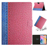 Custodia per tablet in pelle intelligente tinta unita con cuciture, For Samsung Galaxy Tab A7 Lite T220, For Samsung Galaxy Tab A7 10.4 2020 T500, For Samsung Galaxy Tab A 10.1 2019 T510, For Samsung Galaxy Tab A 10.1 T580