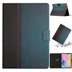 Custodia per tablet in pelle intelligente tinta unita con cuciture, For Samsung Galaxy Tab A7 Lite T220, For Samsung Galaxy Tab A7 10.4 2020 T500, For Samsung Galaxy Tab A 10.1 2019 T510, For Samsung Galaxy Tab A 10.1 T580