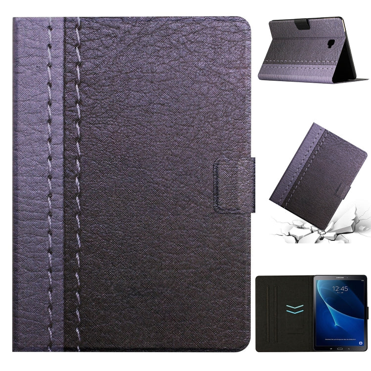 Custodia per tablet in pelle intelligente tinta unita con cuciture, For Samsung Galaxy Tab A7 Lite T220, For Samsung Galaxy Tab A7 10.4 2020 T500, For Samsung Galaxy Tab A 10.1 2019 T510, For Samsung Galaxy Tab A 10.1 T580