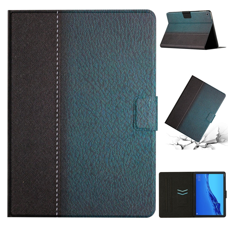Custodia per tablet in pelle intelligente tinta unita con cuciture, For Huawei MediaPad M5 Lite, For Lenovo Tab M10 X605F X505, For Lenovo Tab M10 HD 2nd Gen, For Lenovo Tab M10 3rd Gen