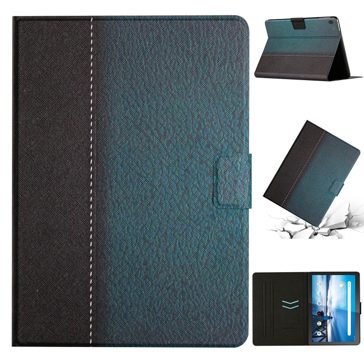 Custodia per tablet in pelle intelligente tinta unita con cuciture, For Huawei MediaPad M5 Lite, For Lenovo Tab M10 X605F X505, For Lenovo Tab M10 HD 2nd Gen, For Lenovo Tab M10 3rd Gen