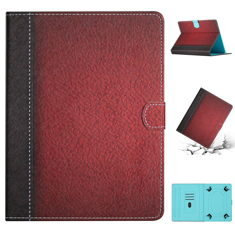 Custodia per tablet in pelle tinta unita con cuciture, For 7 inch Tablet, For 8 inch Tablet, For 10 inch Tablet, For Samsung Galaxy Tab S6 Lite P610