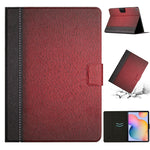 Custodia per tablet in pelle tinta unita con cuciture, For 7 inch Tablet, For 8 inch Tablet, For 10 inch Tablet, For Samsung Galaxy Tab S6 Lite P610