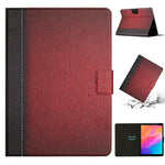 Custodia per tablet in pelle tinta unita con cuciture, For Huawei MatePad T8, For Huawei MatePad T10s