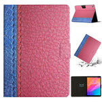 Custodia per tablet in pelle tinta unita con cuciture, For Huawei MatePad T8, For Huawei MatePad T10s