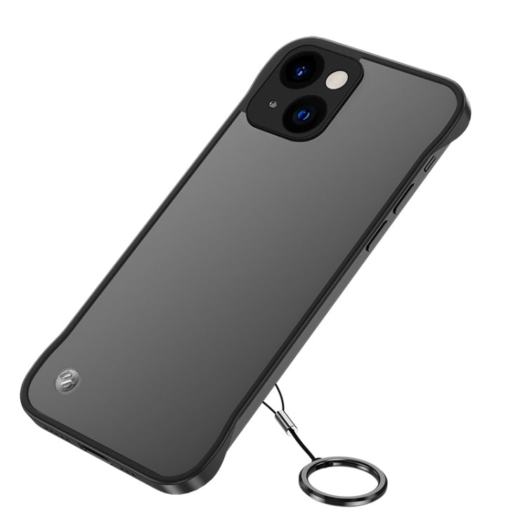 Cassa del telefono della cinghia dell'anello di barretta smerigliata dell'obiettivo del metallo, For iPhone 14, For iPhone 14 Plus, For iPhone 14 Pro, For iPhone 14 Pro Max