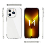 TPU antiurto + custodia per telefono trasparente in acrilico, For iPhone 14, For iPhone 14 Plus, For iPhone 14 Pro, For iPhone 14 Pro Max