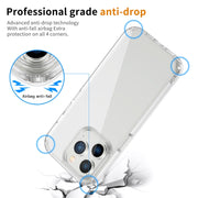 TPU antiurto + custodia per telefono trasparente in acrilico, For iPhone 14, For iPhone 14 Plus, For iPhone 14 Pro, For iPhone 14 Pro Max