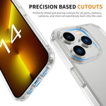 Custodia TPU trasparente antiurto per iPhone 14