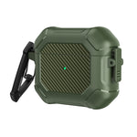 Custodia protettiva TPU e PC per AirPods 3 con moschettone