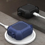 Custodia protettiva TPU e PC per AirPods 3 con moschettone