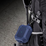 Custodia protettiva TPU e PC per AirPods 3 con moschettone