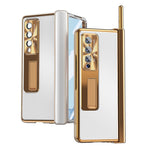 Custodia protettiva per telefono antiurto a doppia cerniera in lega di alluminio, For Samsung Galaxy Z Fold3 5G, For Samsung Galaxy Z Fold4