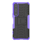 Gomma Texture TPU + Custodia per telefono PC con supporto, For Sony Xperia 1 IV, For Amazon Kindle Fire 7 2022