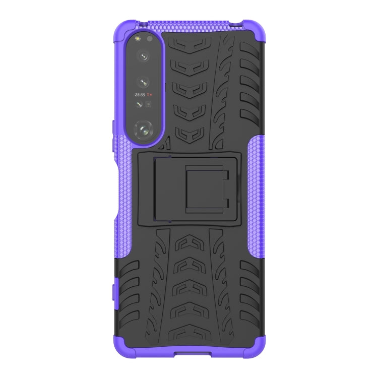 Gomma Texture TPU + Custodia per telefono PC con supporto, For Sony Xperia 1 IV, For Amazon Kindle Fire 7 2022