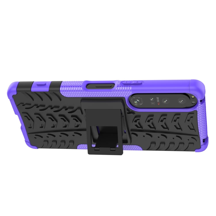 Gomma Texture TPU + Custodia per telefono PC con supporto, For Sony Xperia 1 IV, For Amazon Kindle Fire 7 2022