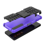 Gomma Texture TPU + Custodia per telefono PC con supporto, For Sony Xperia 1 IV, For Amazon Kindle Fire 7 2022