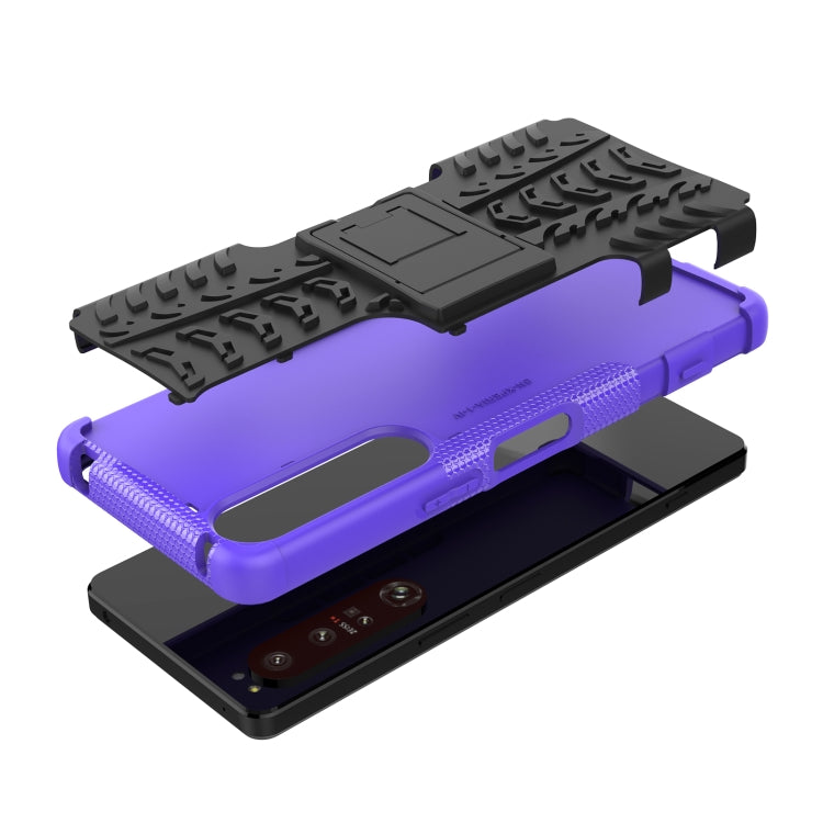 Gomma Texture TPU + Custodia per telefono PC con supporto, For Sony Xperia 1 IV, For Amazon Kindle Fire 7 2022
