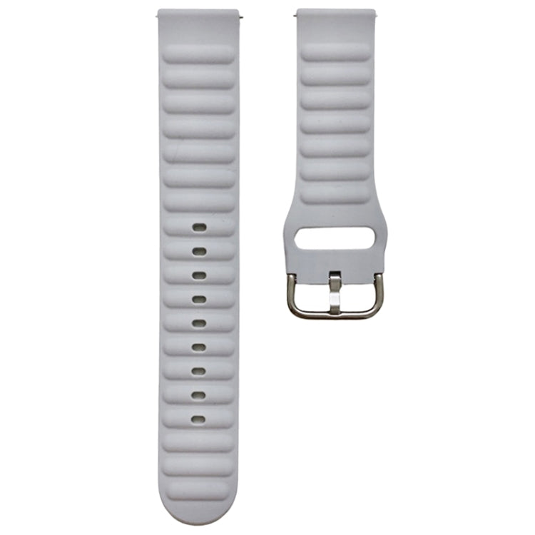 Cinturino universale in silicone monocolore, 18mm, 20mm, 22mm