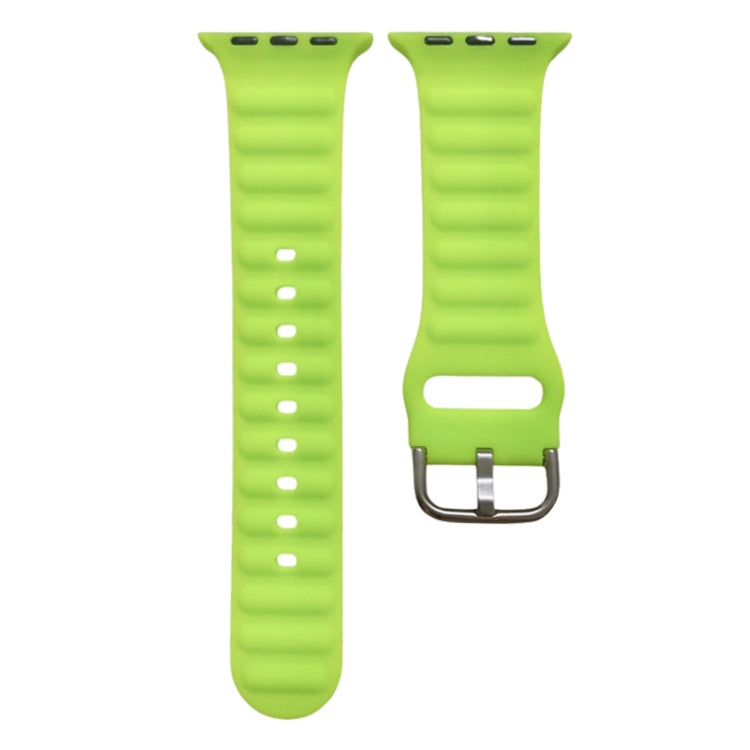 Cinturino in silicone monocolore per Apple Watch Series, 7 45mm / 6&SE&5&4 44mm / 3&2&1 42mm, 7 41mm / 6&SE&5&4 40mm / 3&2&1 38mm