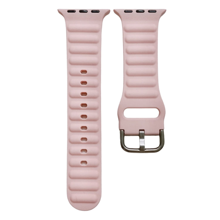 Cinturino in silicone monocolore per Apple Watch Series, 7 45mm / 6&SE&5&4 44mm / 3&2&1 42mm, 7 41mm / 6&SE&5&4 40mm / 3&2&1 38mm