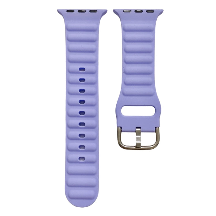 Cinturino in silicone monocolore per Apple Watch Series, 7 45mm / 6&SE&5&4 44mm / 3&2&1 42mm, 7 41mm / 6&SE&5&4 40mm / 3&2&1 38mm