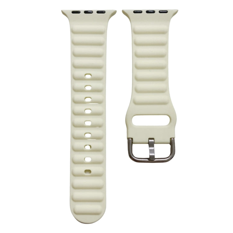 Cinturino in silicone monocolore per Apple Watch Series, 7 45mm / 6&SE&5&4 44mm / 3&2&1 42mm, 7 41mm / 6&SE&5&4 40mm / 3&2&1 38mm