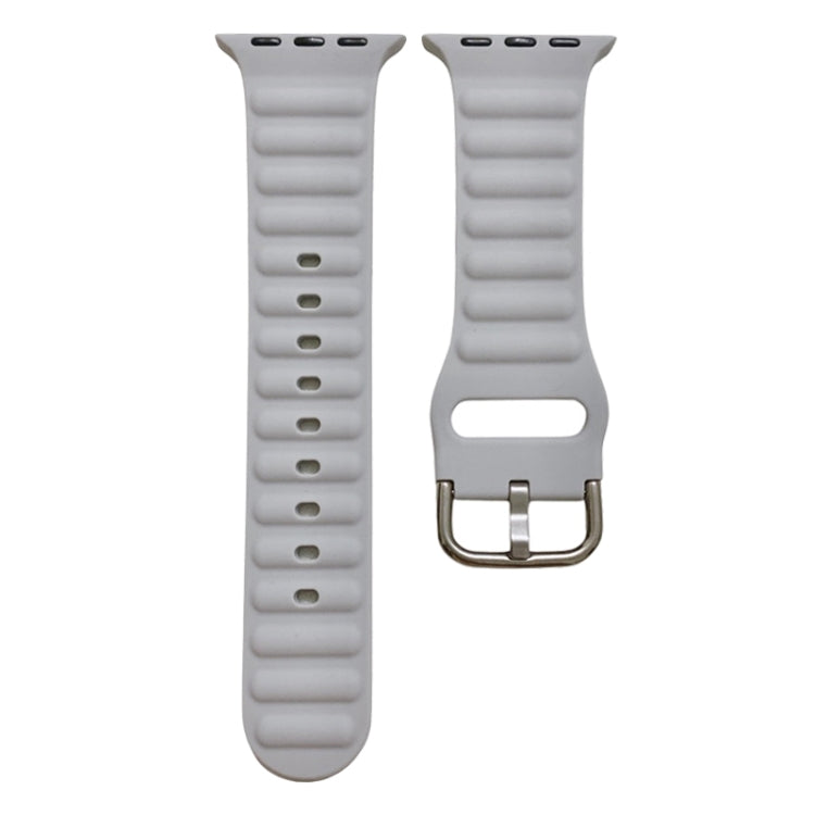 Cinturino in silicone monocolore per Apple Watch Series, 7 45mm / 6&SE&5&4 44mm / 3&2&1 42mm, 7 41mm / 6&SE&5&4 40mm / 3&2&1 38mm