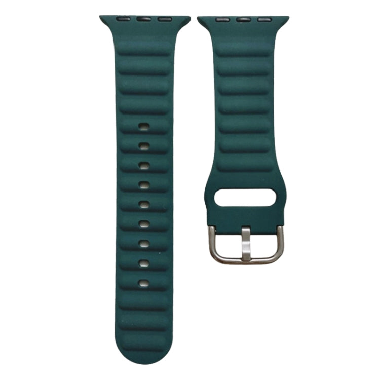 Cinturino in silicone monocolore per Apple Watch Series, 7 45mm / 6&SE&5&4 44mm / 3&2&1 42mm, 7 41mm / 6&SE&5&4 40mm / 3&2&1 38mm