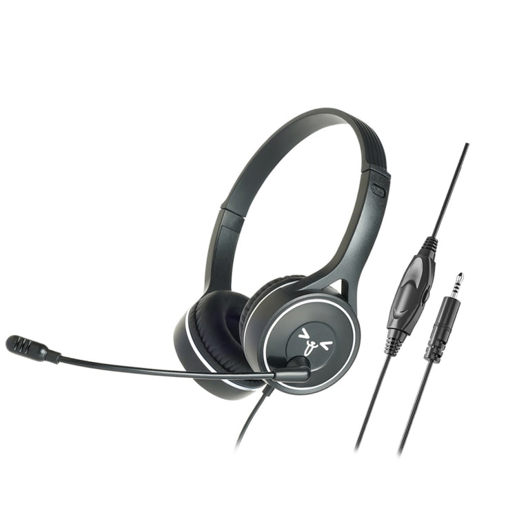 SOYTO SY-G30C Cuffie da gioco ergonomiche con microfono lungo con cancellazione del rumore, 3.5mm, USB