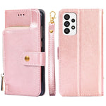 Custodia per cellulare in pelle con cerniera, For Nokia C200, For Samsung Galaxy A73 5G, For Samsung Galaxy M13, For Xiaomi 12S Ultra