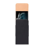 Marsupio portatile per cellulare da uomo in pelle con texture Litchi per 6,9 pollici o inferiore, 6.9 inch Litchi Texture
