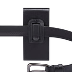 Marsupio portatile per cellulare da uomo in pelle con texture Litchi per 6,9 pollici o inferiore, 6.9 inch Litchi Texture