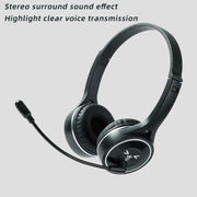 SOYTO SY-T30C Microfono lungo Cuffie da gioco ergonomiche con cancellazione del rumore wireless Bluetooth, SY-T30C