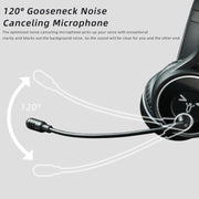 SOYTO SY-T30C Microfono lungo Cuffie da gioco ergonomiche con cancellazione del rumore wireless Bluetooth, SY-T30C
