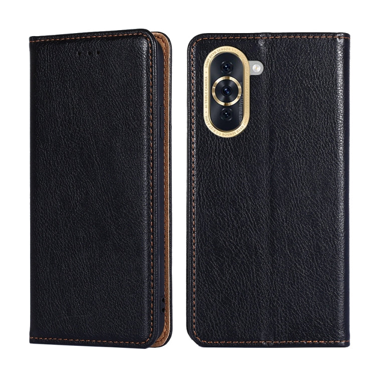 Custodia per telefono in pelle magnetica a conchiglia in tinta unita a olio lucido, For OPPO A57 4G 2022, For OPPO Reno7 A JP Version, For Huawei nova 10, For Huawei nova 10 Pro