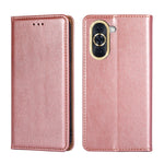 Custodia per telefono in pelle magnetica a conchiglia in tinta unita a olio lucido, For OPPO A57 4G 2022, For OPPO Reno7 A JP Version, For Huawei nova 10, For Huawei nova 10 Pro