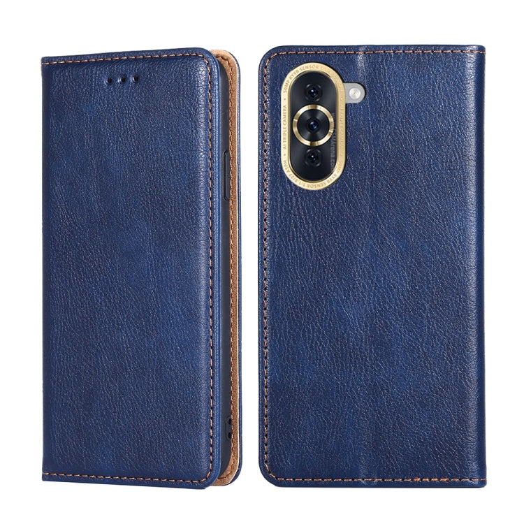Custodia per telefono in pelle magnetica a conchiglia in tinta unita a olio lucido, For OPPO A57 4G 2022, For OPPO Reno7 A JP Version, For Huawei nova 10, For Huawei nova 10 Pro