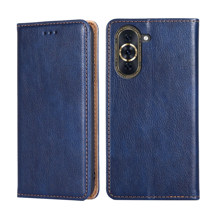 Custodia per telefono in pelle magnetica a conchiglia in tinta unita a olio lucido, For OPPO A57 4G 2022, For OPPO Reno7 A JP Version, For Huawei nova 10, For Huawei nova 10 Pro