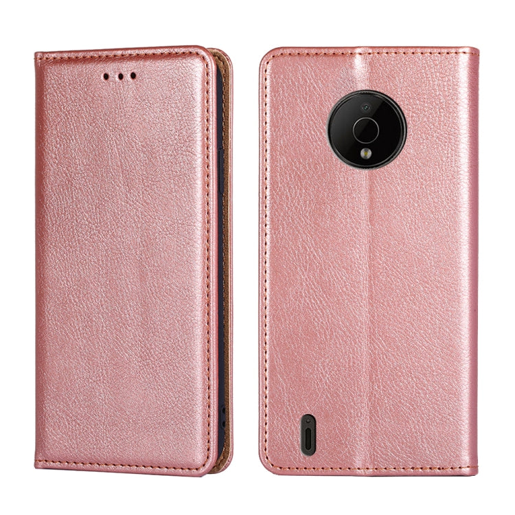 Custodia per telefono in pelle magnetica a conchiglia in tinta unita a olio lucido, For Nokia C100, For Nokia C200, For Samsung Galaxy A73 5G, For Samsung Galaxy M13