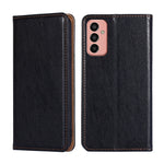 Custodia per telefono in pelle magnetica a conchiglia in tinta unita a olio lucido, For Nokia C100, For Nokia C200, For Samsung Galaxy A73 5G, For Samsung Galaxy M13