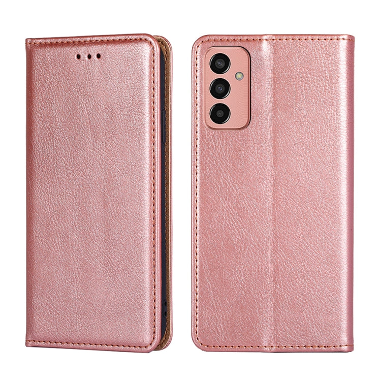 Custodia per telefono in pelle magnetica a conchiglia in tinta unita a olio lucido, For Nokia C100, For Nokia C200, For Samsung Galaxy A73 5G, For Samsung Galaxy M13